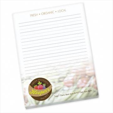 Full Color Scratch Pad 25 Sheet 8.5x11